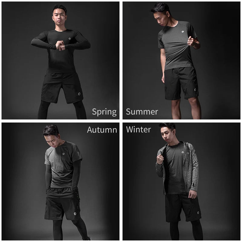 ROCKBROS Cycling Sets Men Women Quick Dry Bike Suits Running Joggers Training Gym Fitness Tracksuits Sport Sets Clothes