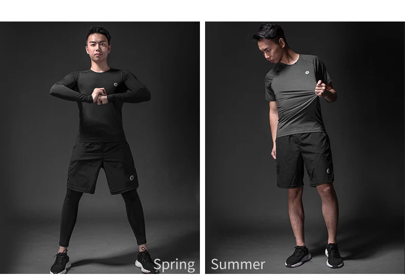 ROCKBROS Cycling Sets Men Women Quick Dry Bike Suits Running Joggers Training Gym Fitness Tracksuits Sport Sets Clothes
