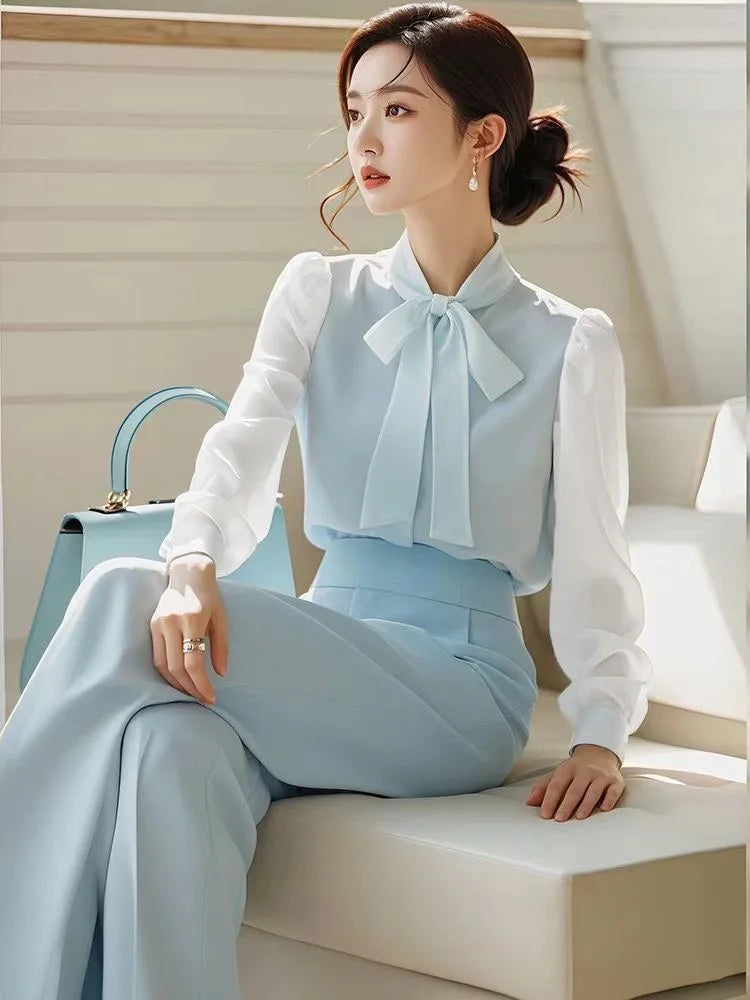 2025 NEW Women Outfits Sets Spring Autumn Casual Fashion Female 2PCS Temperament Slim Office Ladies Suits Pants Two-piece Set