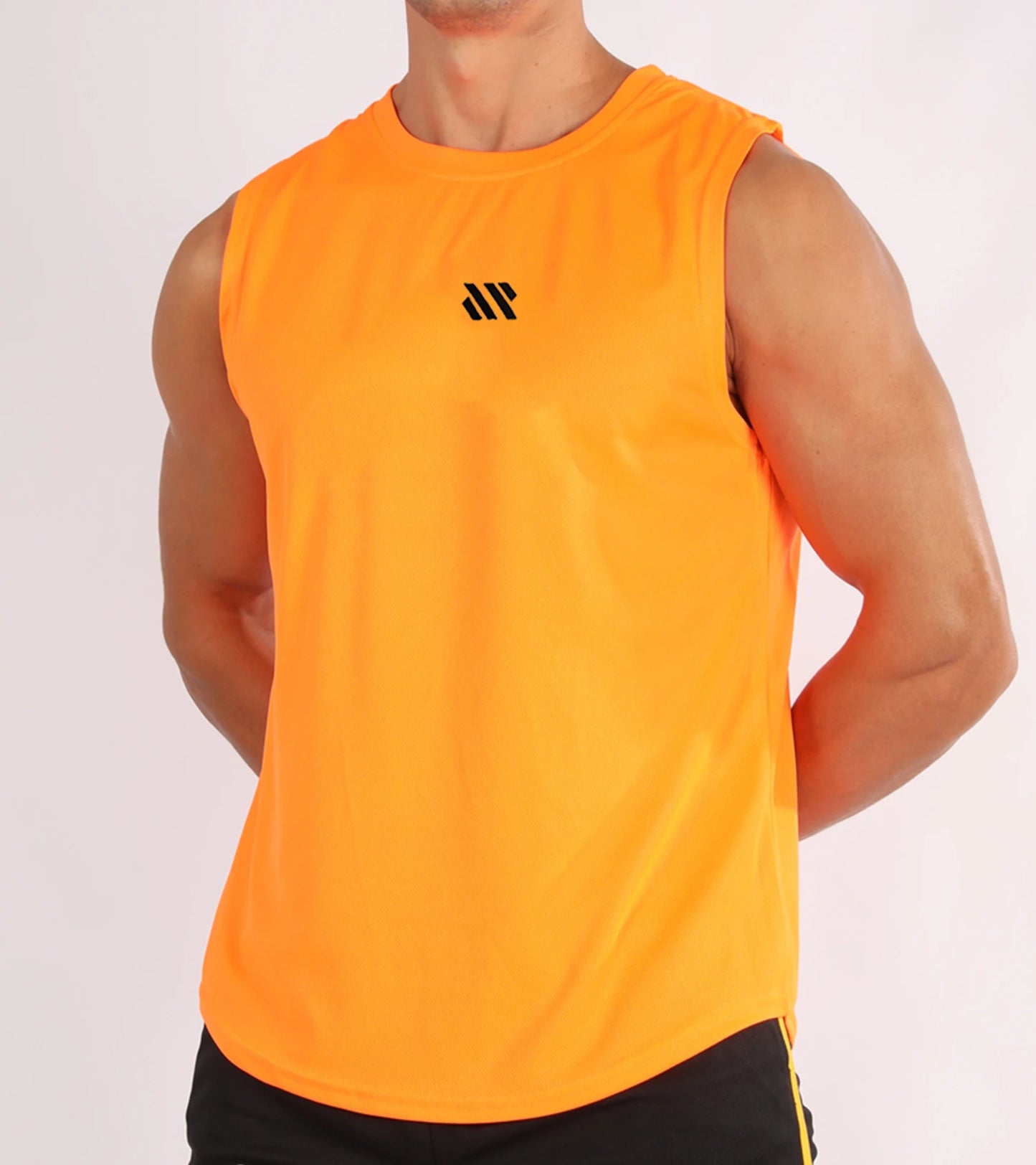 Summer Men's Gym Tank Top Fitness Training Clothing Quick-drying Loose Bodybuilding Sleeveless Shirt Men Fashion Basketball Vest