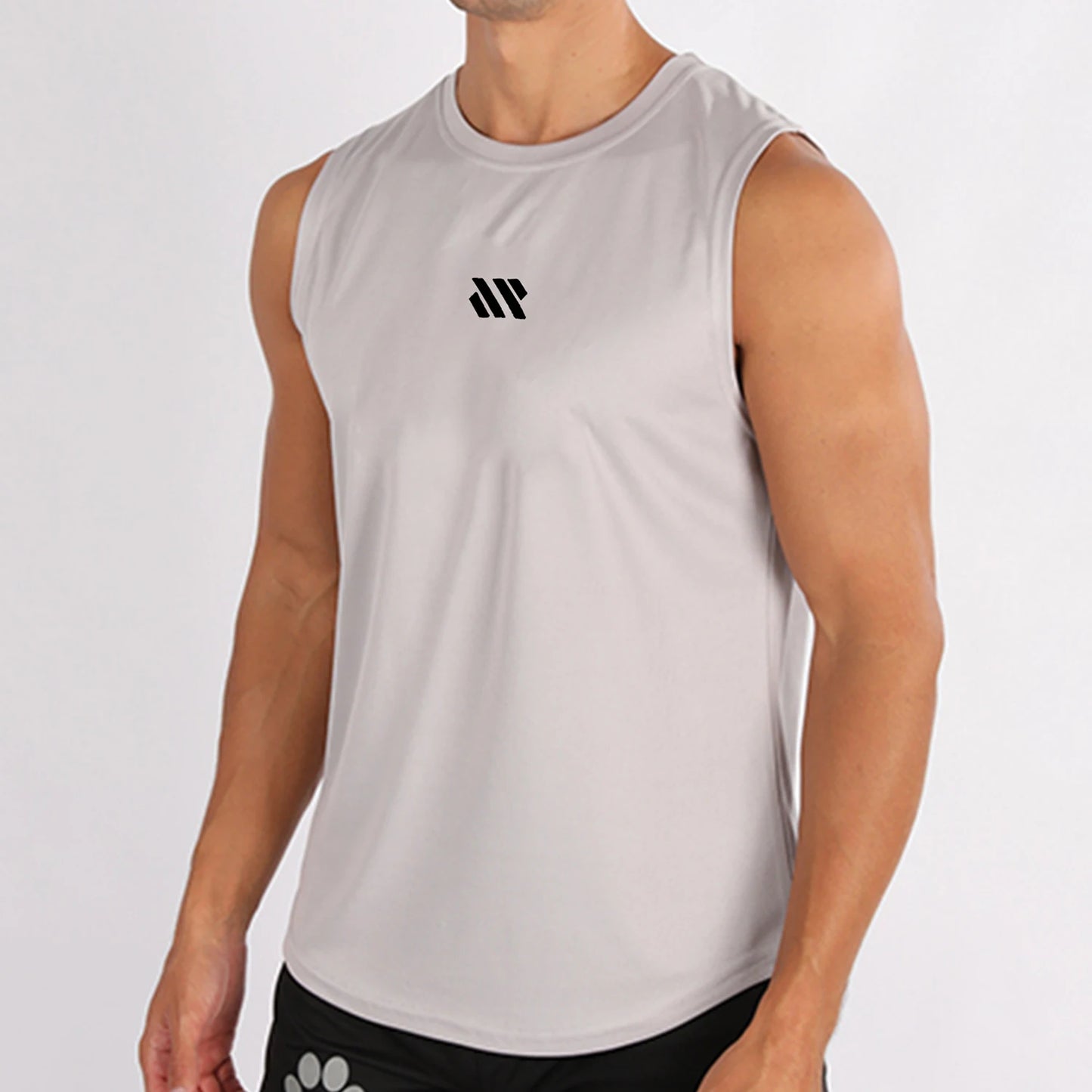 Summer Men's Gym Tank Top Fitness Training Clothing Quick-drying Loose Bodybuilding Sleeveless Shirt Men Fashion Basketball Vest