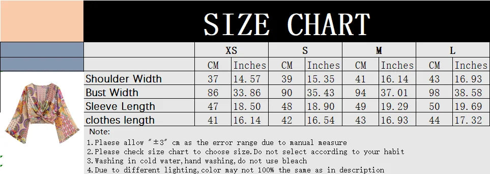 2025 New Women's Outfit Set Long Flared Pants with Drawstring Waist and V Neck Knot Front Crop Top Boho Print for Daily Wear