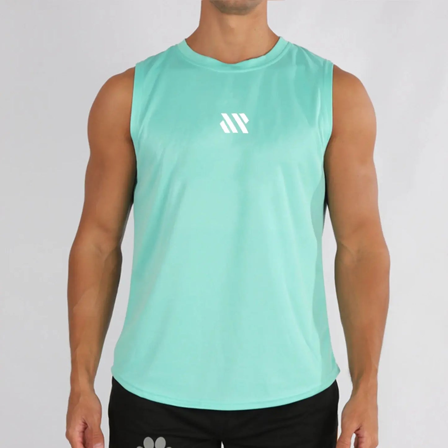 Summer Men's Gym Tank Top Fitness Training Clothing Quick-drying Loose Bodybuilding Sleeveless Shirt Men Fashion Basketball Vest