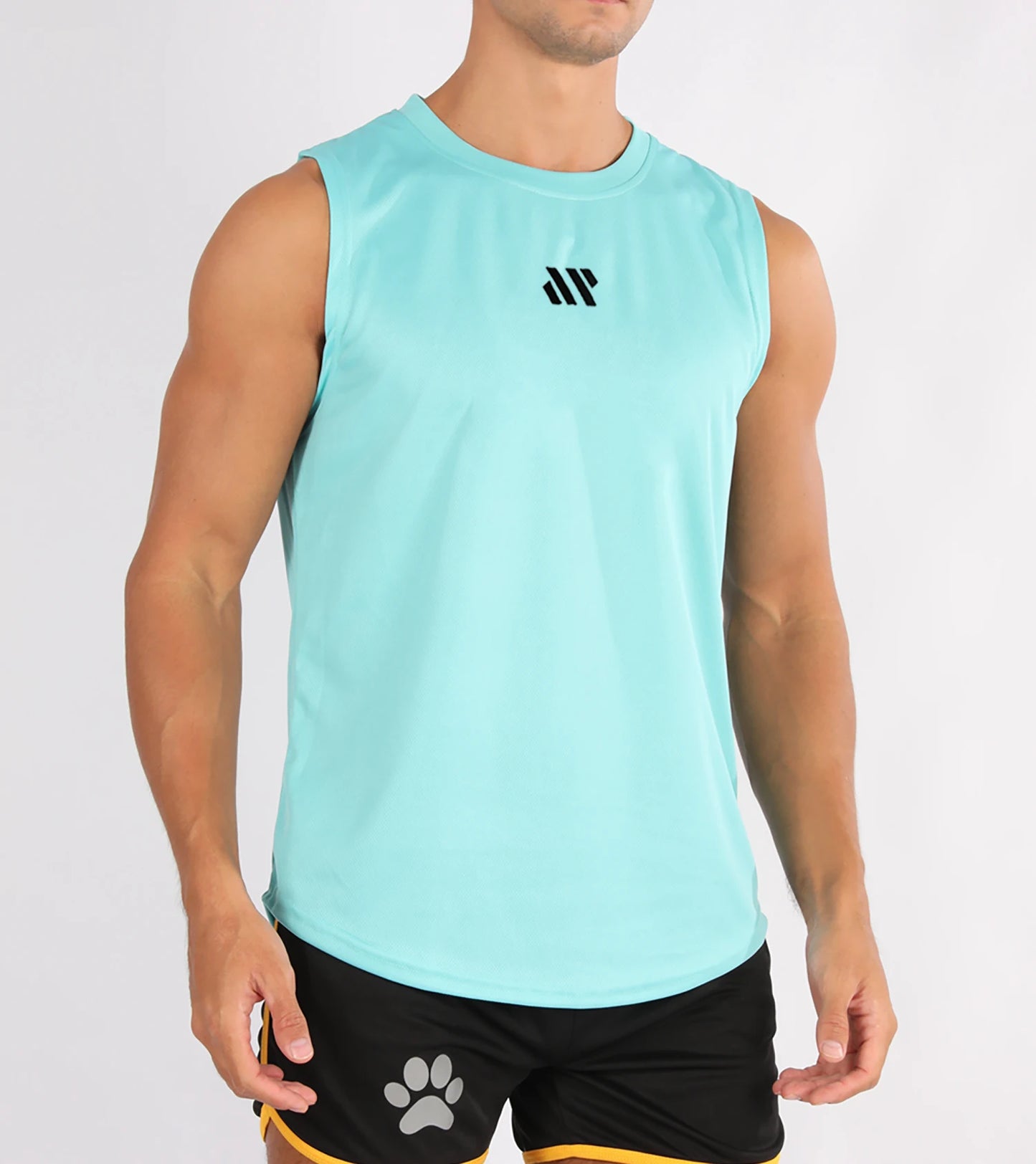 Summer Men's Gym Tank Top Fitness Training Clothing Quick-drying Loose Bodybuilding Sleeveless Shirt Men Fashion Basketball Vest