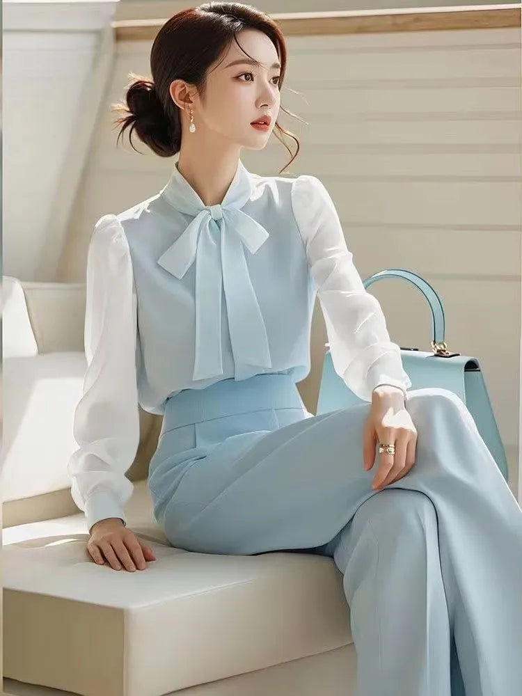 2025 NEW Women Outfits Sets Spring Autumn Casual Fashion Female 2PCS Temperament Slim Office Ladies Suits Pants Two-piece Set
