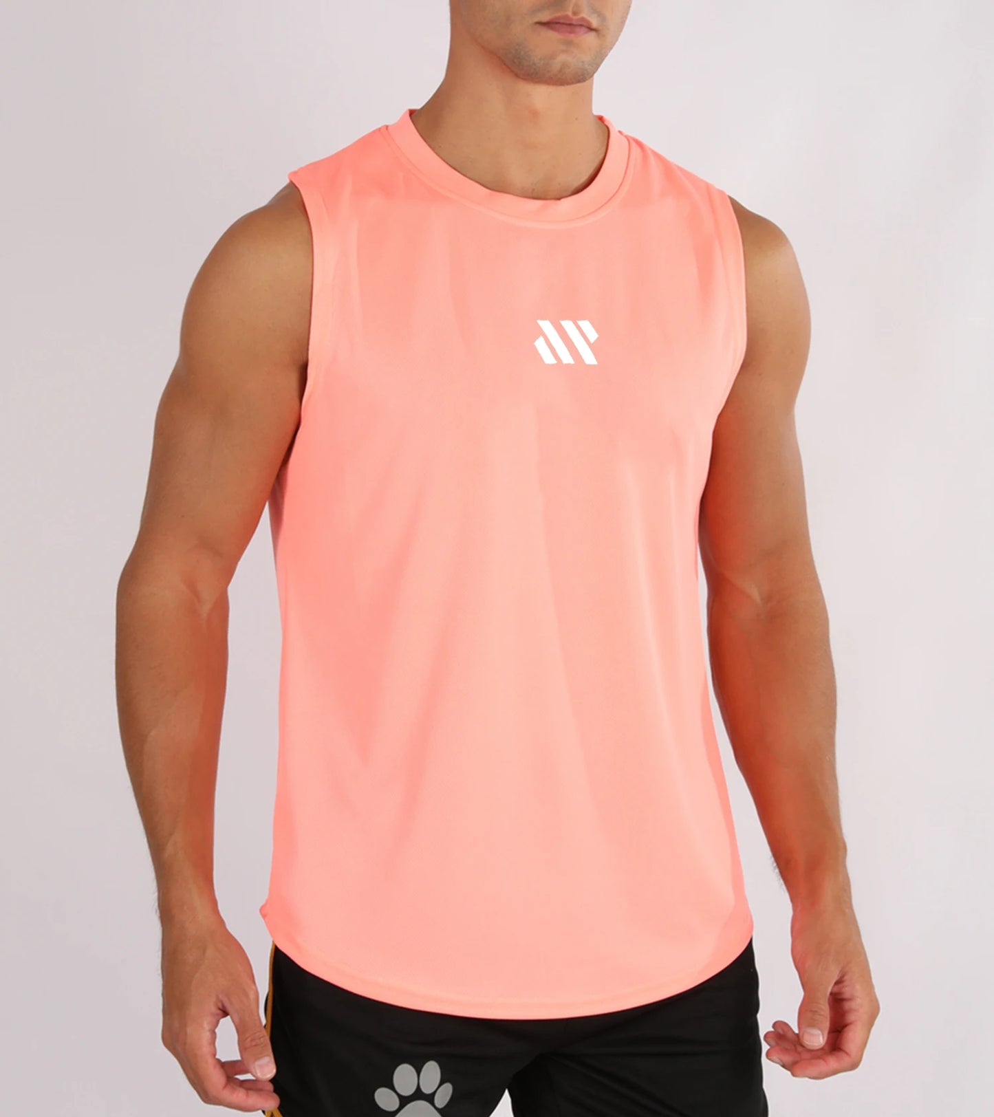 Summer Men's Gym Tank Top Fitness Training Clothing Quick-drying Loose Bodybuilding Sleeveless Shirt Men Fashion Basketball Vest