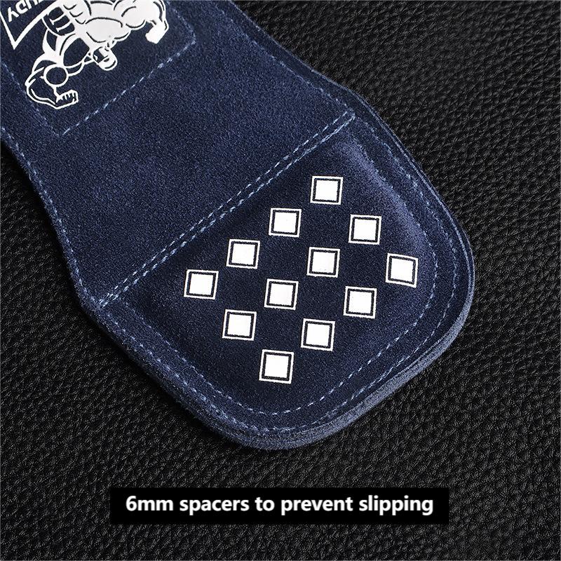 New Leather Gym Gloves Pull-ups Lifting Gymnastic Crossfit Anti-Skid Belt Wraps Support Palm Protection Pads Fitness Accessories - MJP CUP