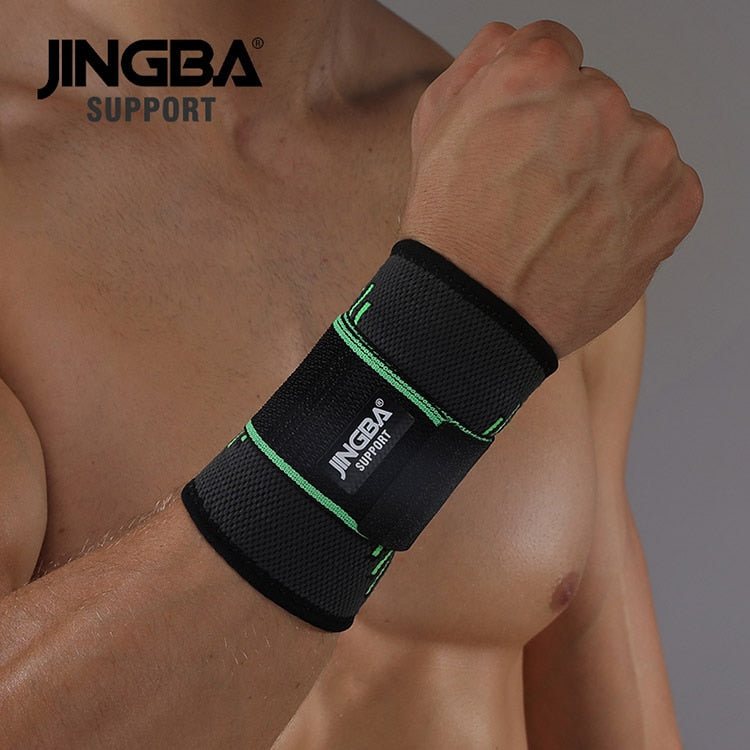 JINGBA SUPPORT 1PCS High quality Sport Protective Gear Boxing hand wraps support+Weightlifting Bandage Wristband Support - MJP CUP