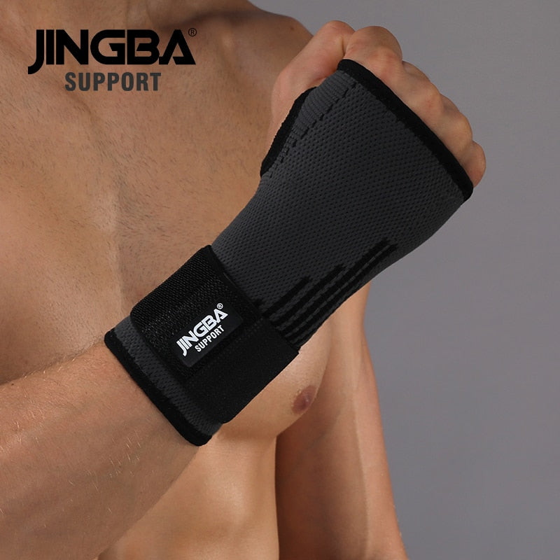 JINGBA SUPPORT 1PCS High quality Sport Protective Gear Boxing hand wraps support+Weightlifting Bandage Wristband Support - MJP CUP