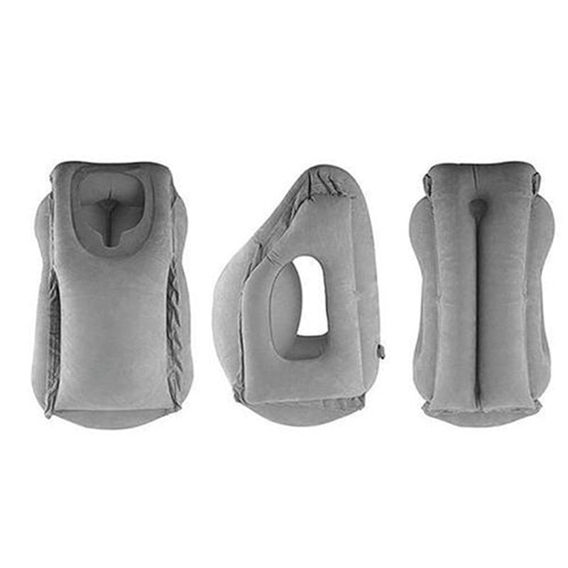 Inflatable Travel Sleeping Bag Portable Cushion Neck Pillow for Men Women Outdoor Airplane Flight Train Sleeping Easy