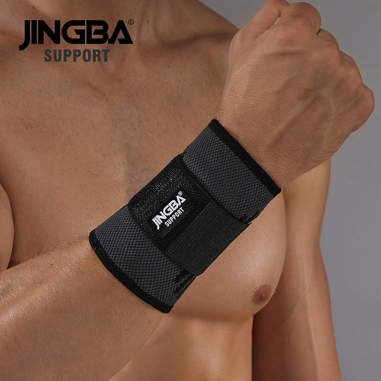 JINGBA SUPPORT 1PCS High quality Sport Protective Gear Boxing hand wraps support+Weightlifting Bandage Wristband Support - MJP CUP