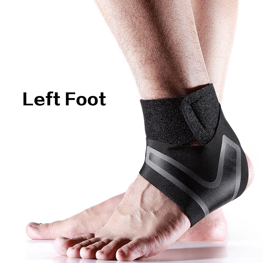 WorthWhile 1 PC Fitness Sports Ankle Brace Gym Elastic Ankle Support Gear Foot Weights Wraps Protector Legs Power Weightlifting - MJP CUP