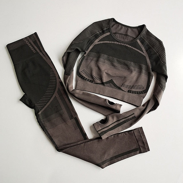 2 Piece Sports Sets workout yoga set Women's Suit for fitness seamless leggings Vital Sportswear Gym clothing 2020 Tracksuits