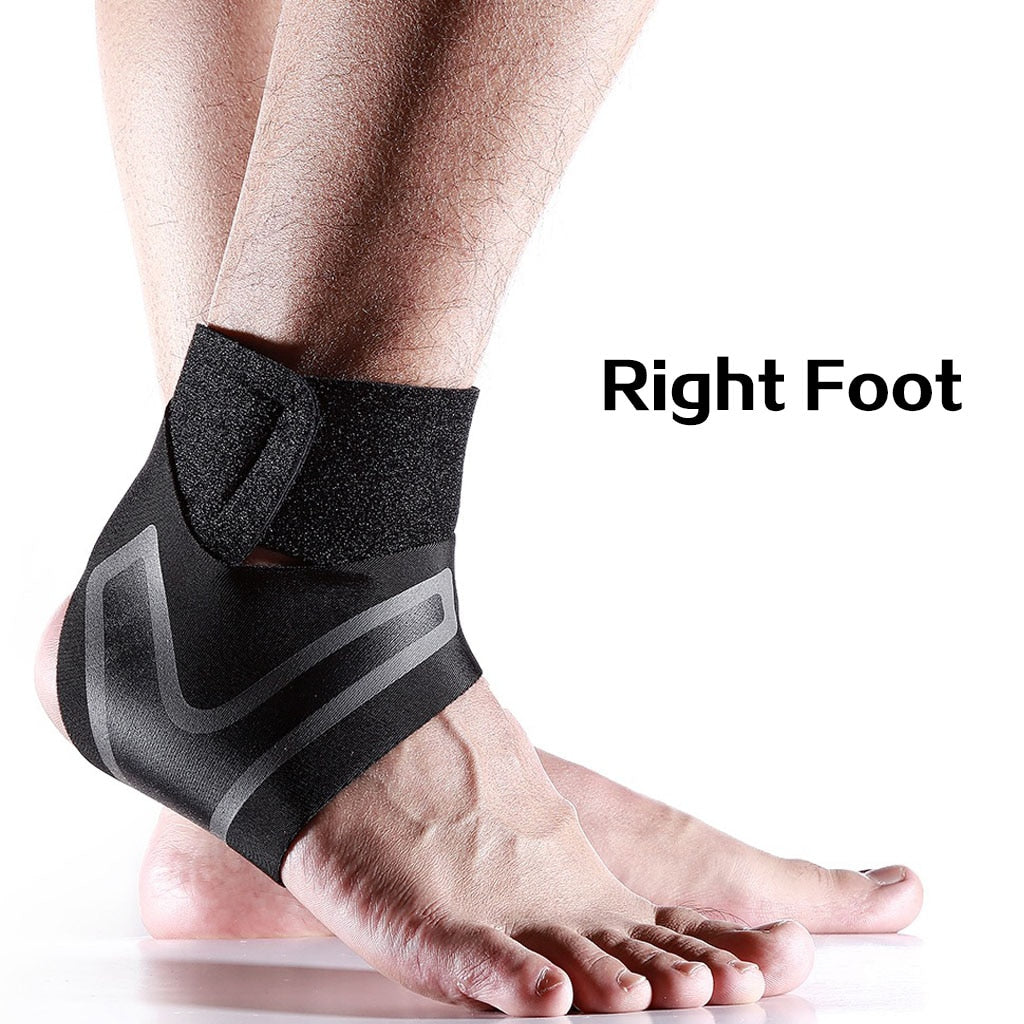 WorthWhile 1 PC Fitness Sports Ankle Brace Gym Elastic Ankle Support Gear Foot Weights Wraps Protector Legs Power Weightlifting - MJP CUP