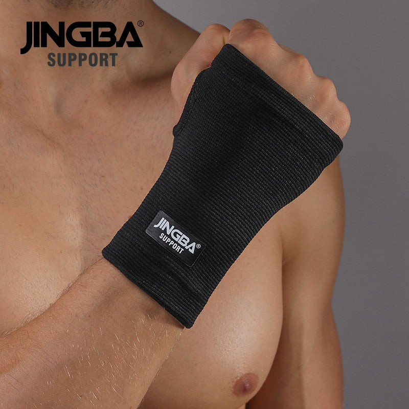 JINGBA SUPPORT 1PCS High quality Sport Protective Gear Boxing hand wraps support+Weightlifting Bandage Wristband Support - MJP CUP