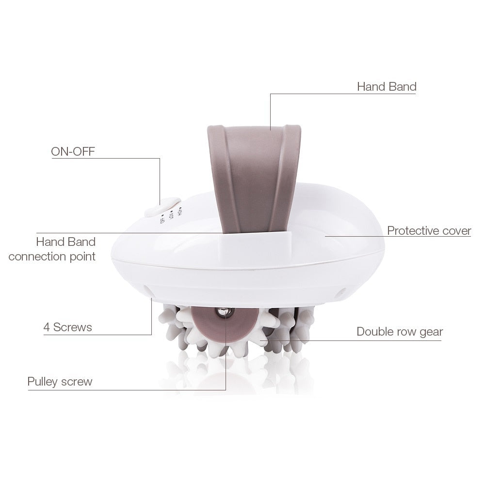 MJP Handheld 3D Electronic Full-Body Slimming and Lymphatic Massager, Anti-Cellulite Massager