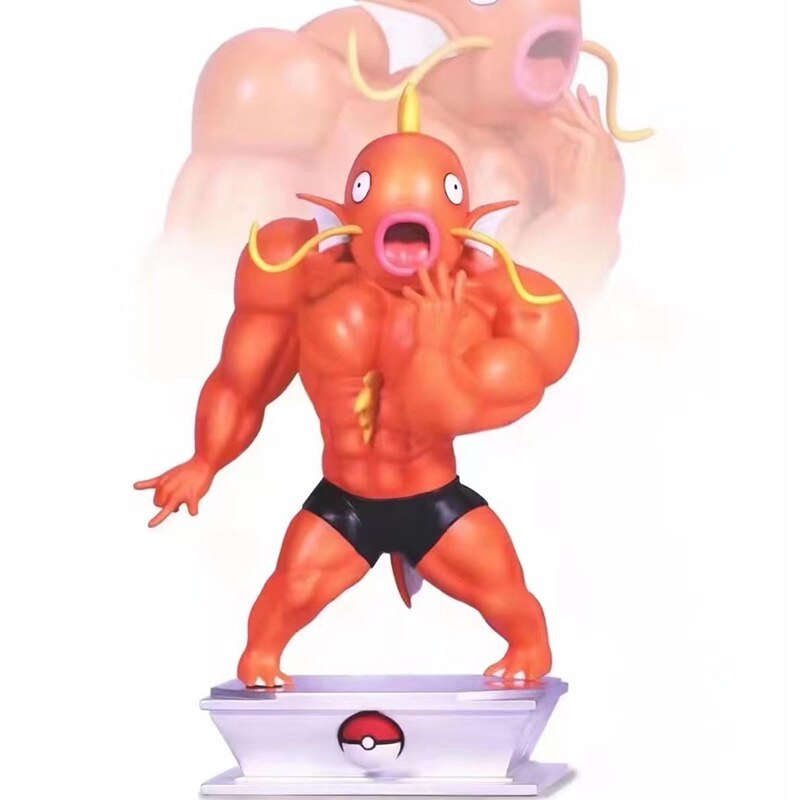 15-17cm Pokemon Muscle Pikachu Gengar weightlifting Charmander Action Figure Creative Garage Kit Model Toys Gifts for Children - MJP CUP