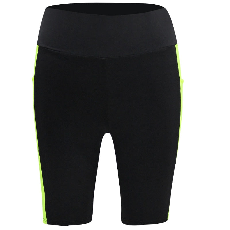 2022 Women's Yoga Pants Gym Pants Sports Running Shorts Quick Dry Leggings Cycling Push-Ups Safety Panties with Side Pockets - MJP CUP