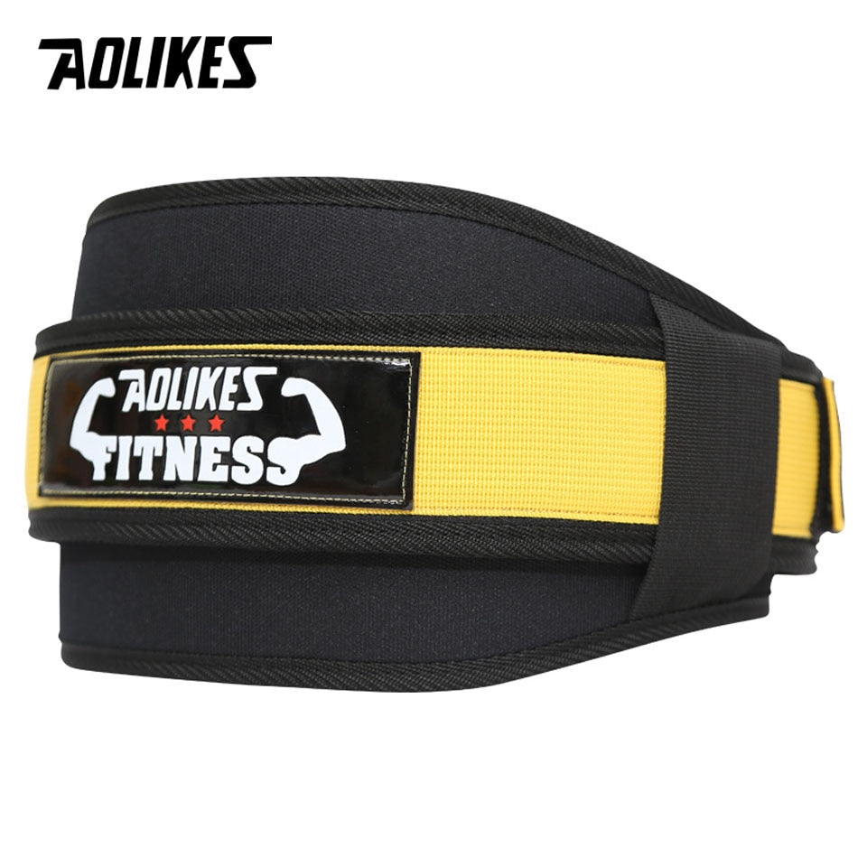 Weightlifting Squat Training Lumbar Support Band Sport Powerlifting Belt Fitness Gym Back Waist Protector For Men Woman's Girdle - MJP CUP