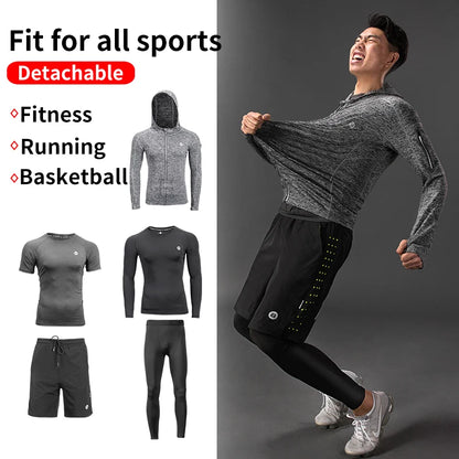 ROCKBROS Cycling Sets Men Women Quick Dry Bike Suits Running Joggers Training Gym Fitness Tracksuits Sport Sets Clothes