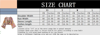2025 New Women's Outfit Set Long Flared Pants with Drawstring Waist and V Neck Knot Front Crop Top Boho Print for Daily Wear