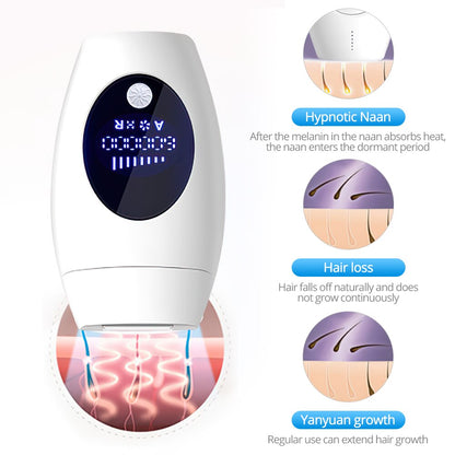 Laser Epilator 600000 Flash Remove Hair Permanent Photoepilator Painless Depilation IPL Laser Hair Removal Epilator for Women