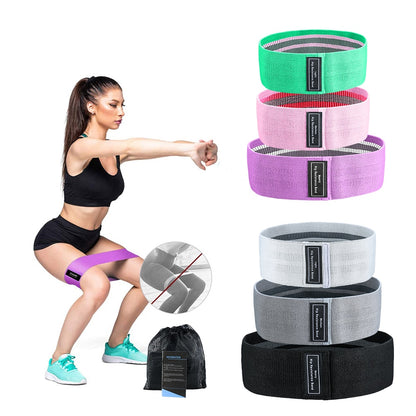 Sport Fitness Resistance Bands Yoga Elastic Mini Bands Anti-slip Expander Rubber Bands Home Workout Full Body Training Equipment