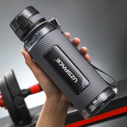 UZSPACE Sport Water Bottles BPA Free Portable Gym Anti-fall Leak-proof Large Capacity Fitness Kettle Tritan Plastic Drink Bottle