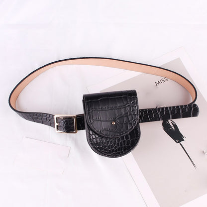 PU Leather Fashion Waist Bag Women, Mini Travel Chest Belt Bag Waterproof Bum Bags Girls Small Purse Wallet