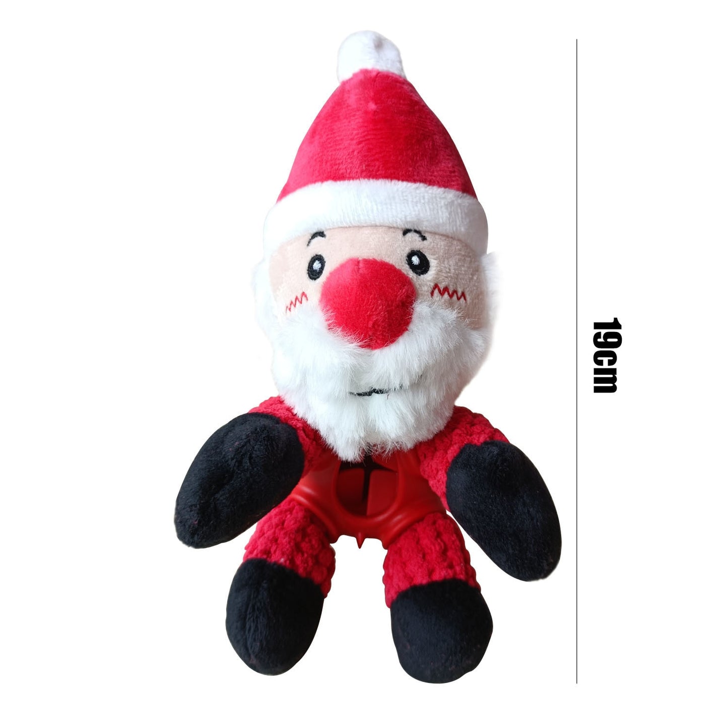 Chirstmas Santa Clause Pet Chew Toy Dog Food Leaking Squeaky Toy Interactive Play Training Christmas Gift