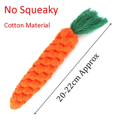 Plush Dog Toy Animals Shape Bite Resistant Squeaky Toys Corduroy Dog Toys for Small Large Dogs Puppy Pets Training Accessories