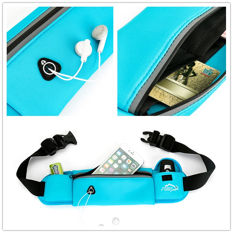 Running Canvas Bag, Waterproof Portable Sports Belt for Men and Women, Fitness Accessory - MJP CUP