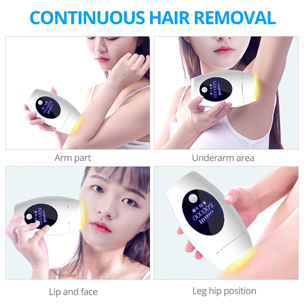 Laser Epilator 600000 Flash Remove Hair Permanent Photoepilator Painless Depilation IPL Laser Hair Removal Epilator for Women