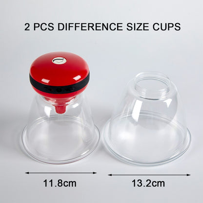 Electric Breast & Buttocks Enlargement Massager Pump Wireless Breast Suction Vacuum Therapy Butt Enhancement Cupping Cup Lifting - MJP CUP