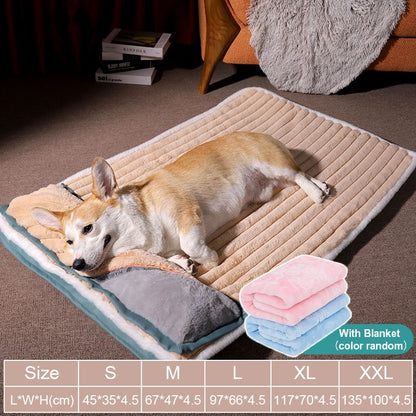 HOOPET Dog Bed Padded Cushion for Small Big Dogs Sleeping Beds and Houses for Cats Super Soft Durable Mattress Removable Pet Mat