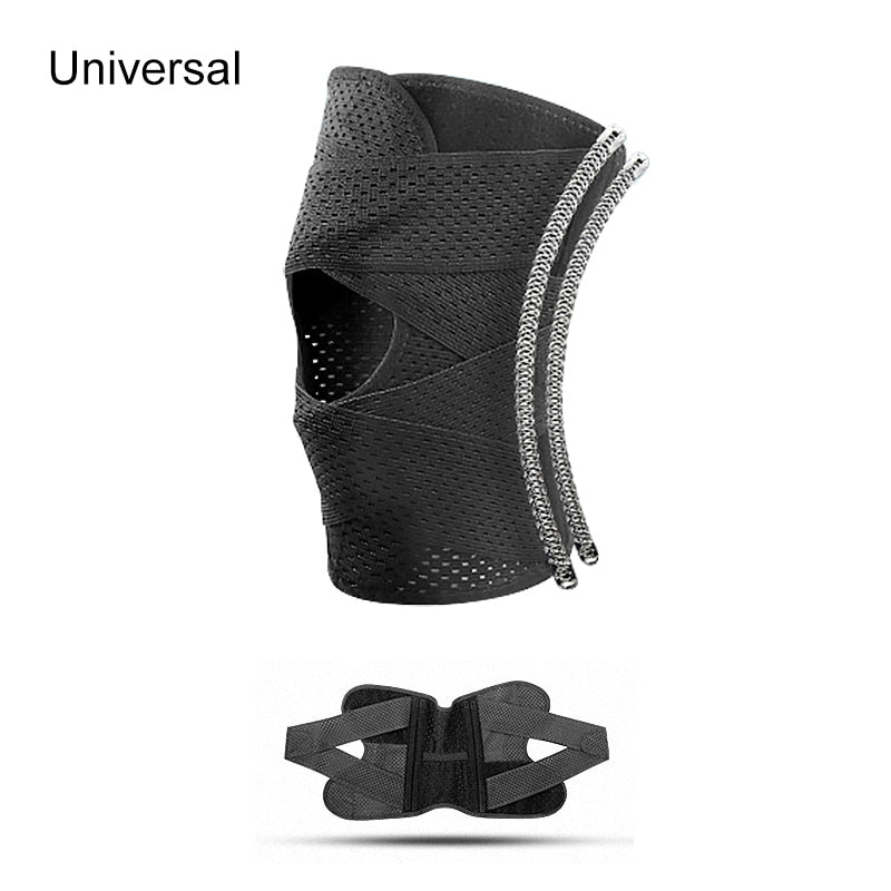 1PC Sports Kneepad Men Women Pressurized Elastic Knee Pads Arthritis Joints Protector Fitness Gear Volleyball Brace Protector - MJP CUP