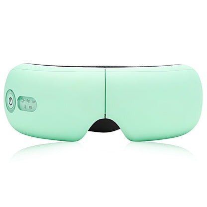 MJP Smart Eye Massager for Restrains Eyes, Migraines and Eye Bags combat with Heat Compression, Rechargeable and Bluetooth input.