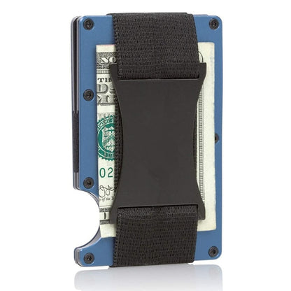 Aluminium Credit Card Holder for Men Wallet New Minimalist Blocking Slim Anti Protect Metal Cardholder Clip