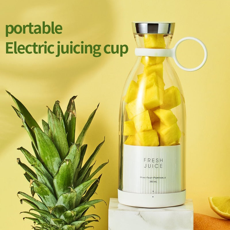 Portable Electric Juicer Blender Battery Usb Power, Personal Portable Mini Fruit Mixers