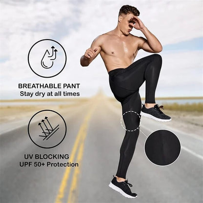 Crossfit Gym Running Mens Leggings Fitness Quick-drying Jogging Compression Pants Men Workout Training Tights Sport Man Trousers