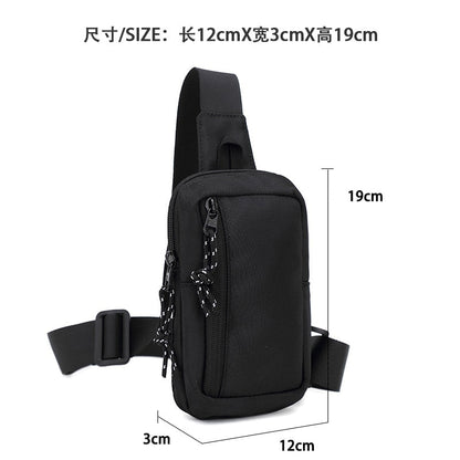 Mens Shoulder Bag Oxford Luxury Fashion Men Chest Bag Man Sling Crossbody Bag for Male 2022 New Casual Handbag Travel Phone Bags