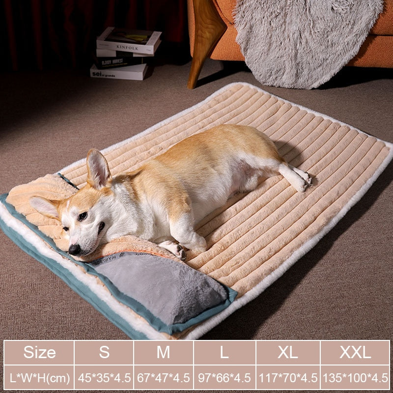 HOOPET Dog Bed Padded Cushion for Small Big Dogs Sleeping Beds and Houses for Cats Super Soft Durable Mattress Removable Pet Mat