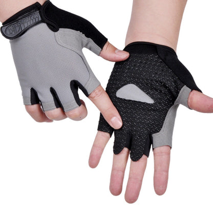 Cycling Gloves Men Women Fingerless Weight Lifting Fitness Gym Gloves Training Non Slip Palm Protect Breathable Bicycle Gloves - MJP CUP