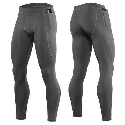 Crossfit Gym Running Mens Leggings Fitness Quick-drying Jogging Compression Pants Men Workout Training Tights Sport Man Trousers