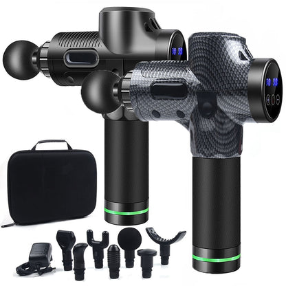 Vincm Massage Gun LCD Display Fascia Gun Sport Therapy Deep Muscle Pain Exercising Relaxation Massager 7 Fucntions